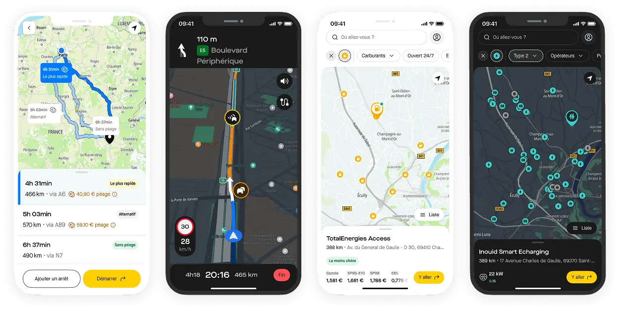 Roole Map : l'application pour trouver des bornes